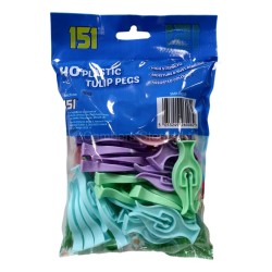 151 Plastic Tulip Pegs 40 Pack